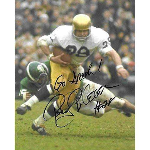 Autographed ROCKY BLEIER 8X10 Notre Dame Photo - Main Line Autographs