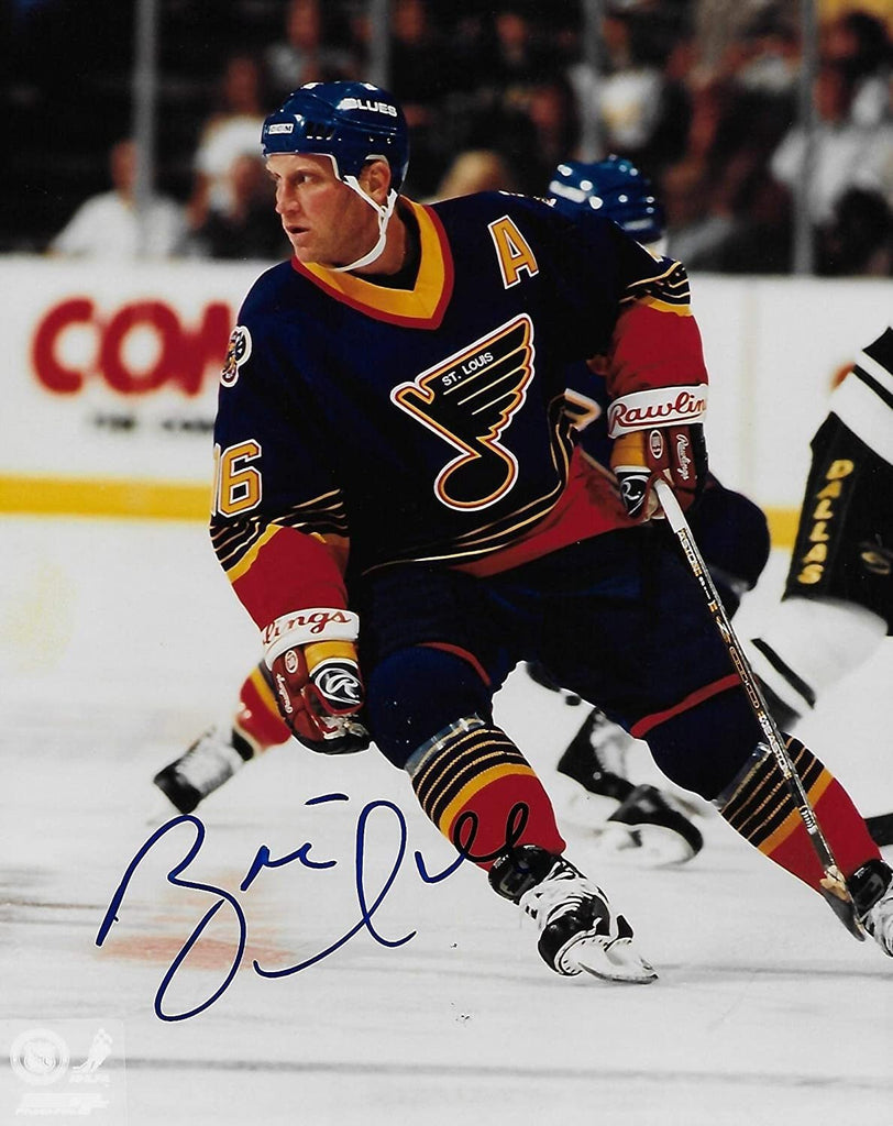 BRETT HULL 8X10 PHOTO HOCKEY ST. LOUIS BLUES PICTURE NHL