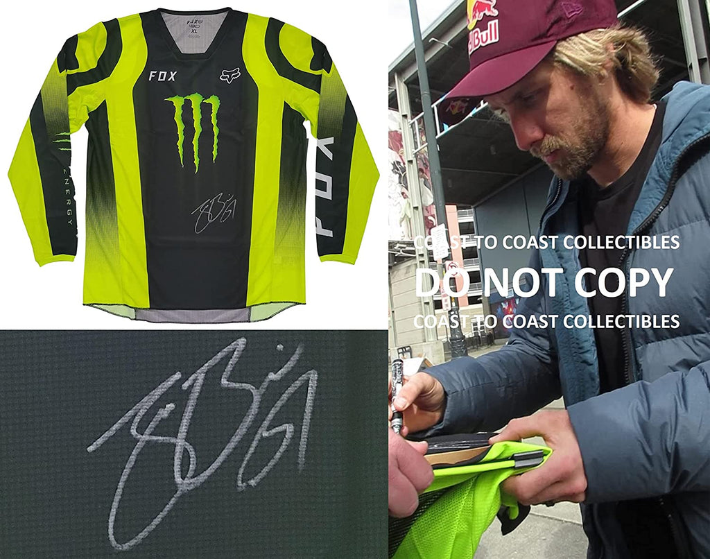 Jason Anderson Supercross Motocross Signed Monster Jersey COA Proof Autographed - Coast to Coast Collectibles Memorabilia - #sports_memorabilia#- #