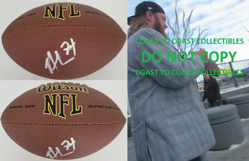 Pittsburgh Steelers #86 Hines Ward Autographed Wilson NFL 'The Duke'  Authentic Game Football