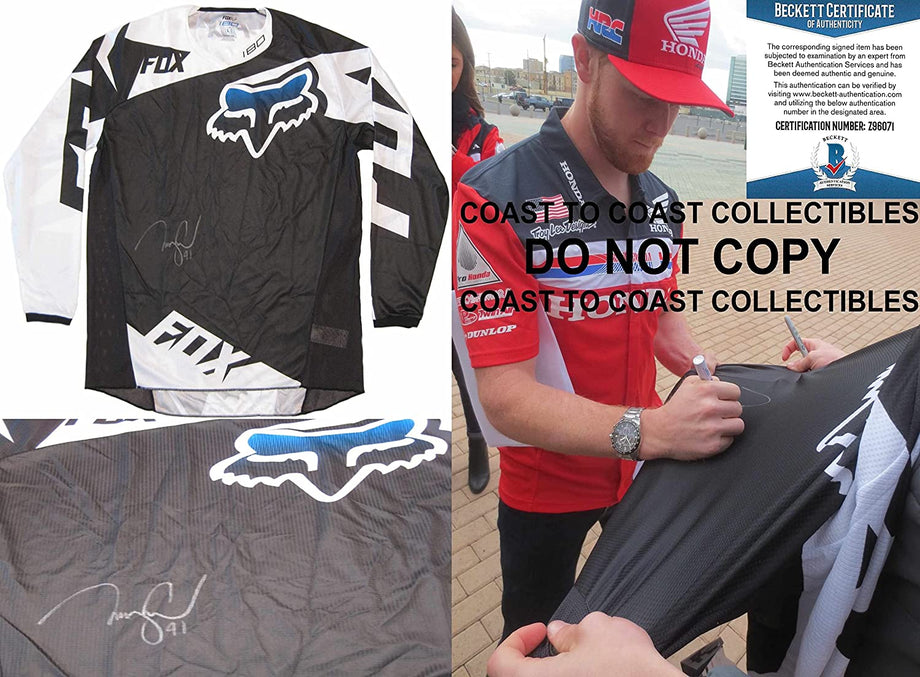 Justin Barcia Supercross Motocross signed Monster Jersey COA proof  autographed - Coast to Coast Collectibles Memorabilia -  #sports_memorabilia# - #entertainment_memorabilia#