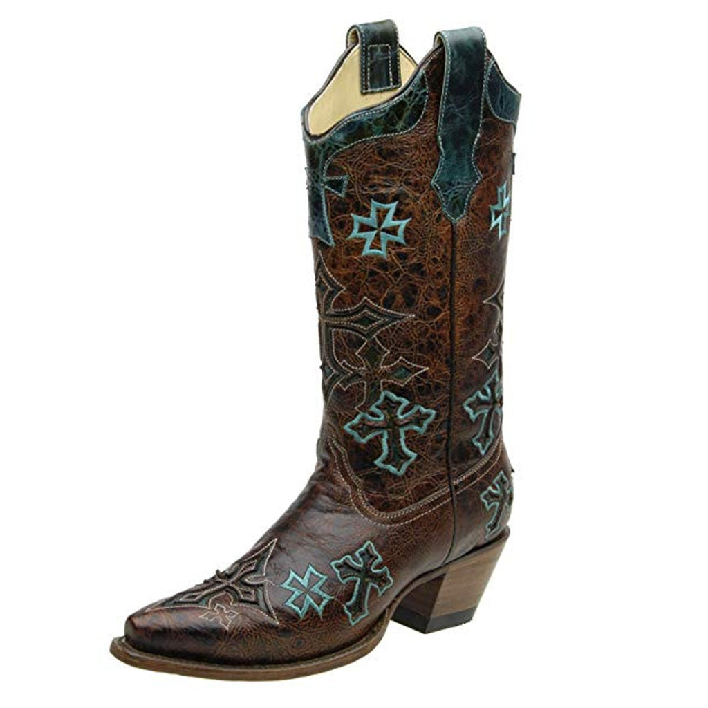 womens cowgirl boots with crosses