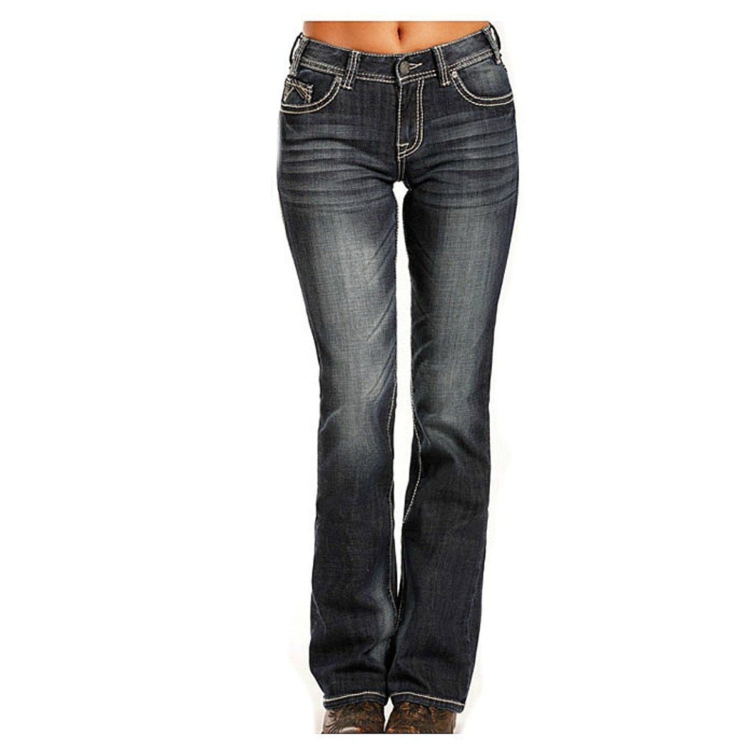 Ariat Women's Trouser Leg Scarlet Jeans - 10018819 – Jeb's Western ...
