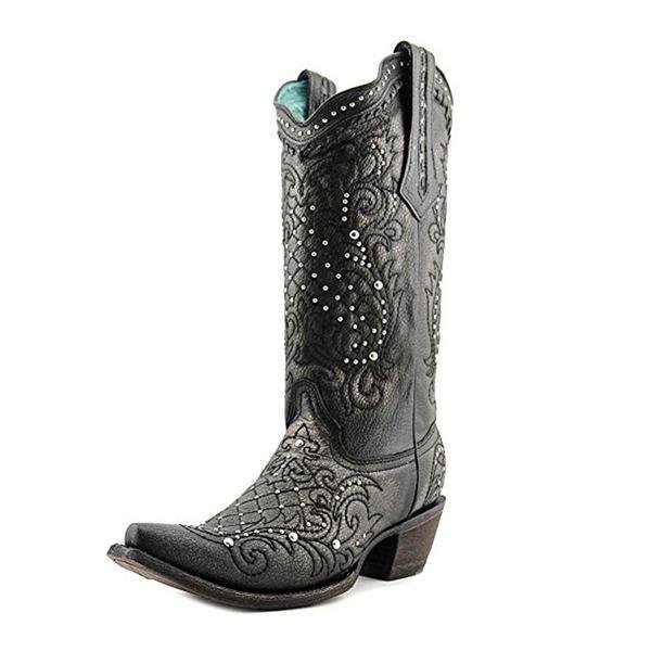 Corral Women's Lace And Studs Western Boots - C2887 – Jeb's Western ...