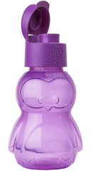 Fun purple penguin-shaped water bottle