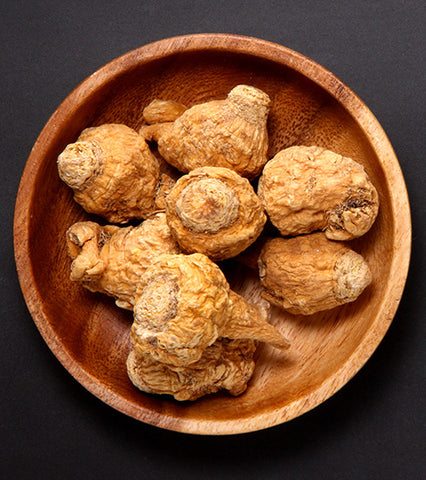 bowl of dried Maca