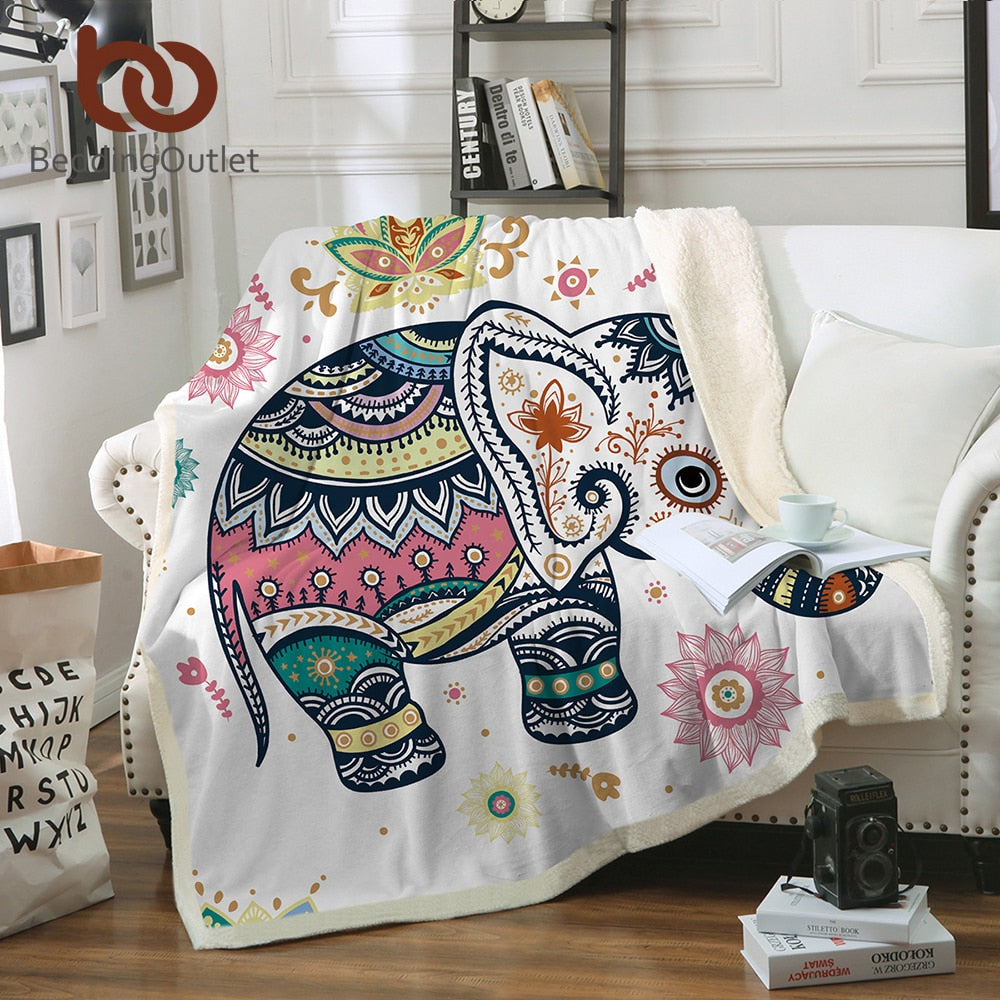 elephant throw blanket uk
