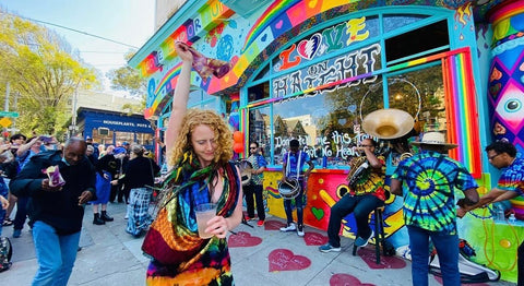 The Best tie dye in the World is the Tiedye from Love on Haight
