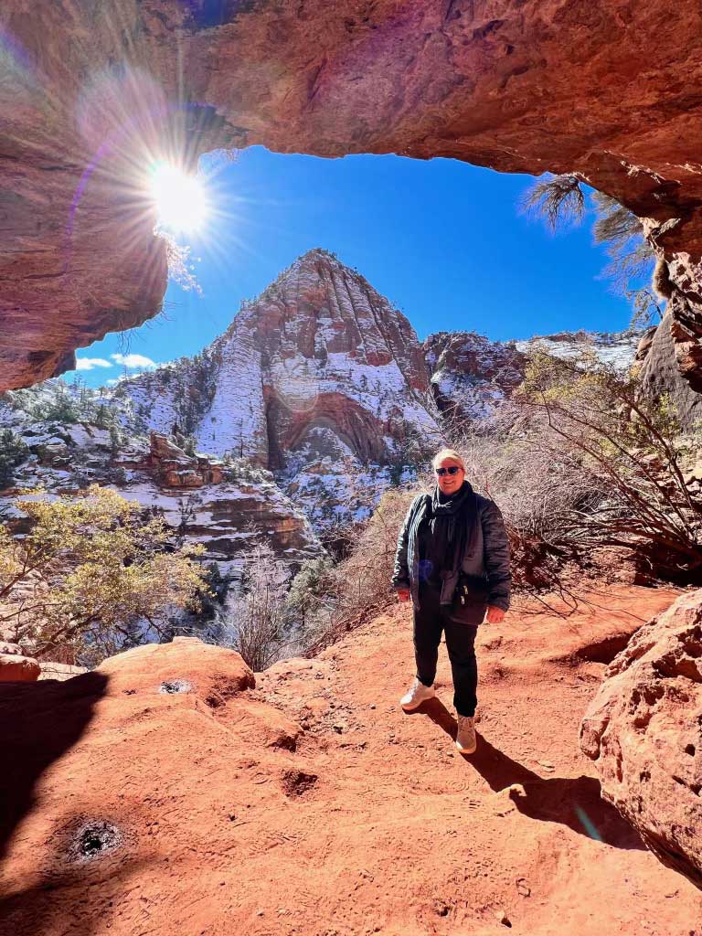 A stop at Zion National Park after directing our Land Beyond Zion shoot with Shanti Hodges.