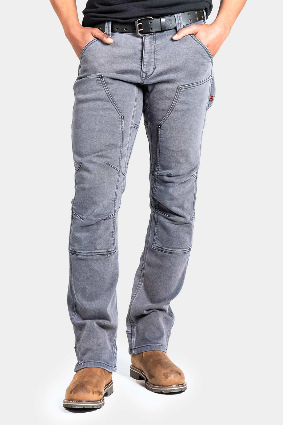 Dovetail Britt Utility Jeans Grey Thermal Denim