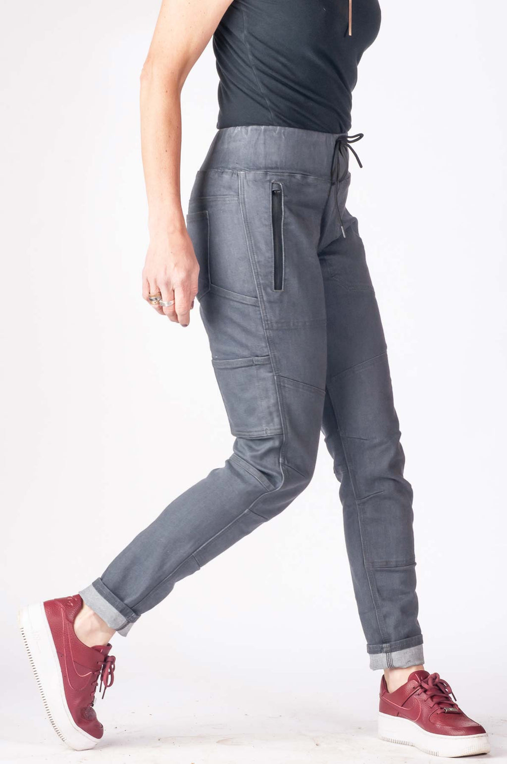 Dovetail Workwear Women's Grey Canvas Work Pants (16 X 30) in the Pants  department at