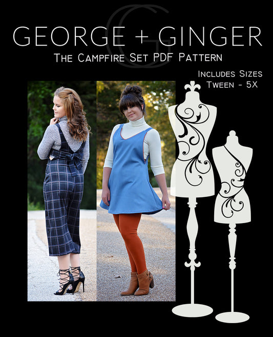 View J - The Roxie Stockings PDF Sewing Pattern – George And Ginger Patterns