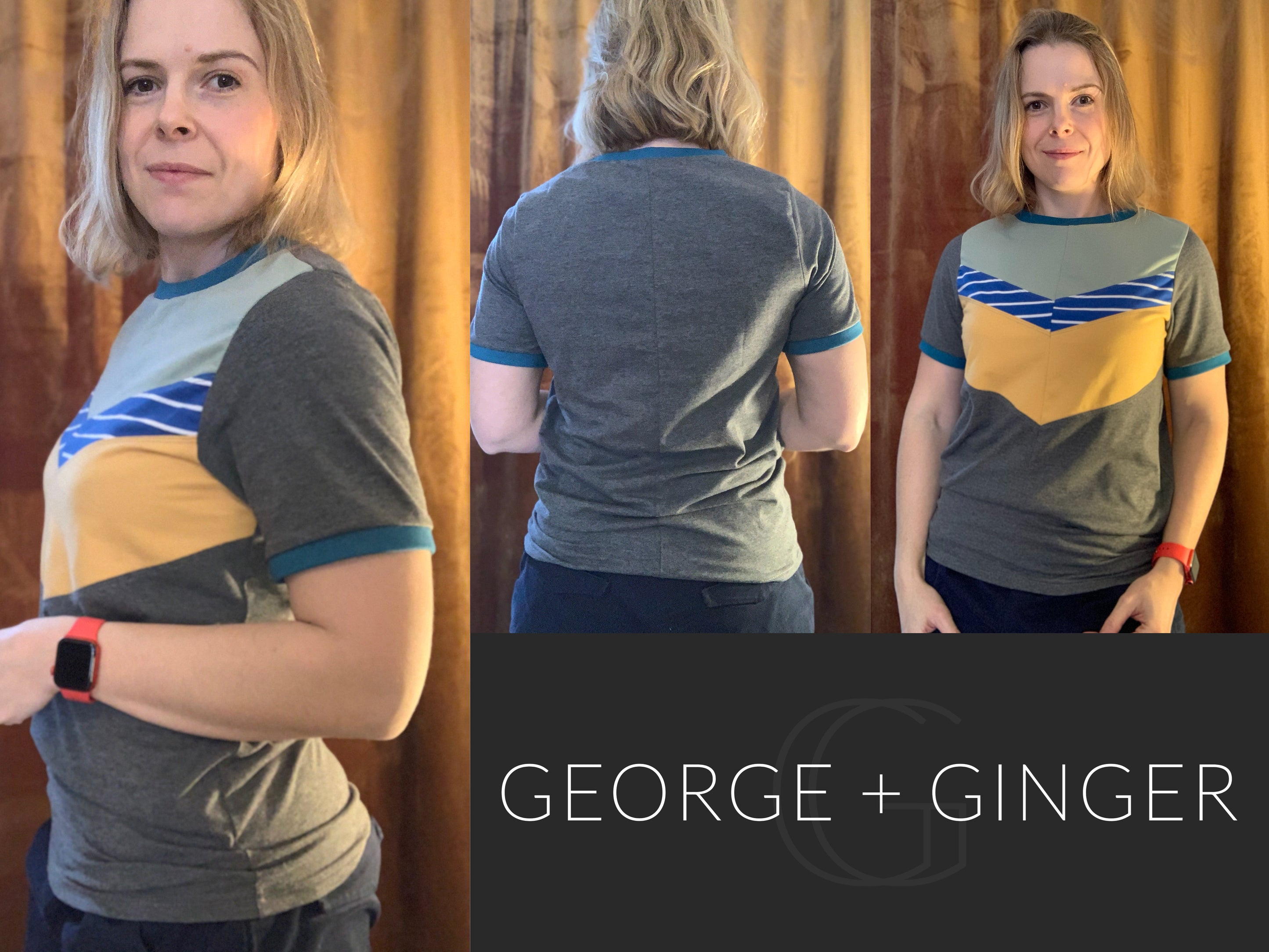 The Throwback Tee PDF Sewing Pattern – George And Ginger Patterns