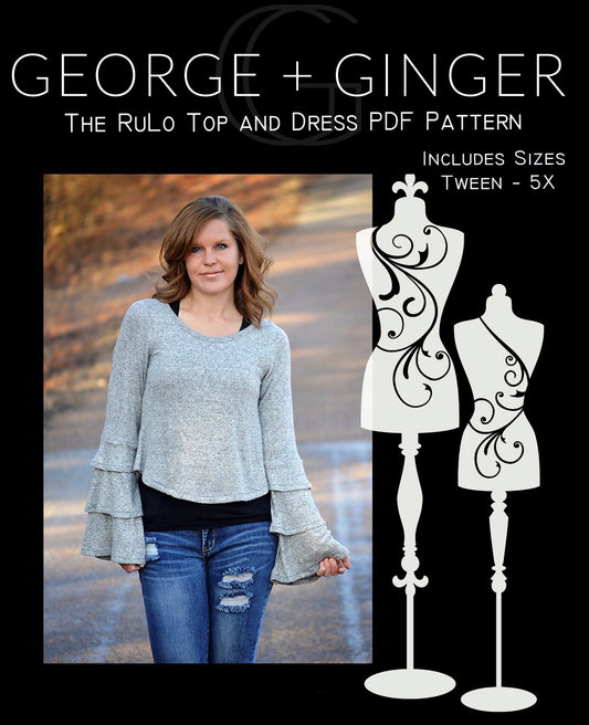 The With Love Dress PDF Sewing Pattern – George And Ginger Patterns