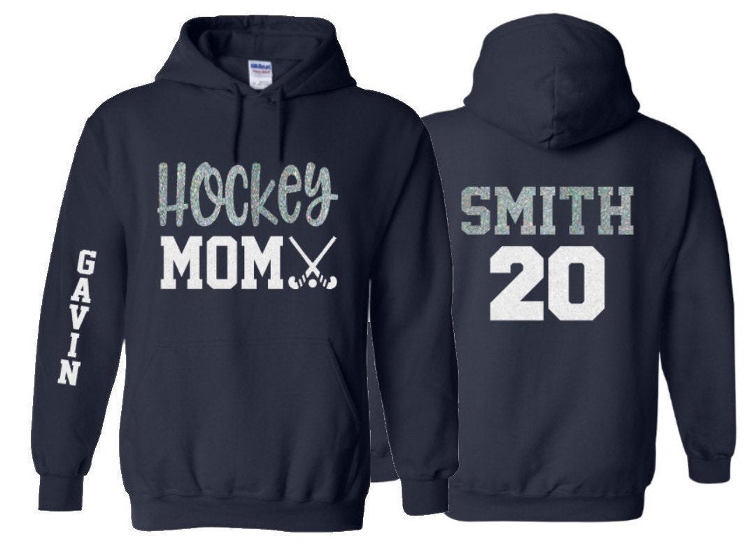 Hockey Mom Hoodie | Field Hockey Hoodies | Hockey Spirit Wear | Custom ...