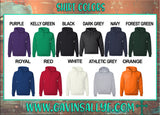 Glitter Love Hockey Hoodie | Hockey Bling | Hockey Hoodie | Hockey Spirit Wear | Customize Colors | Youth or Adult