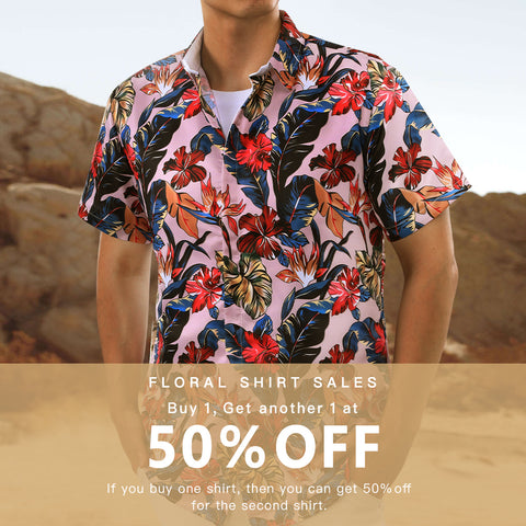 Men's Printed Shirts - Patterened & Floral Shirts