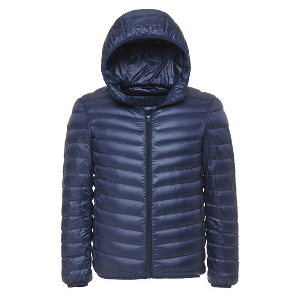 Mens Hooded Lightweight Water-Resistant Jacket 6 Colors - Cloudstyle