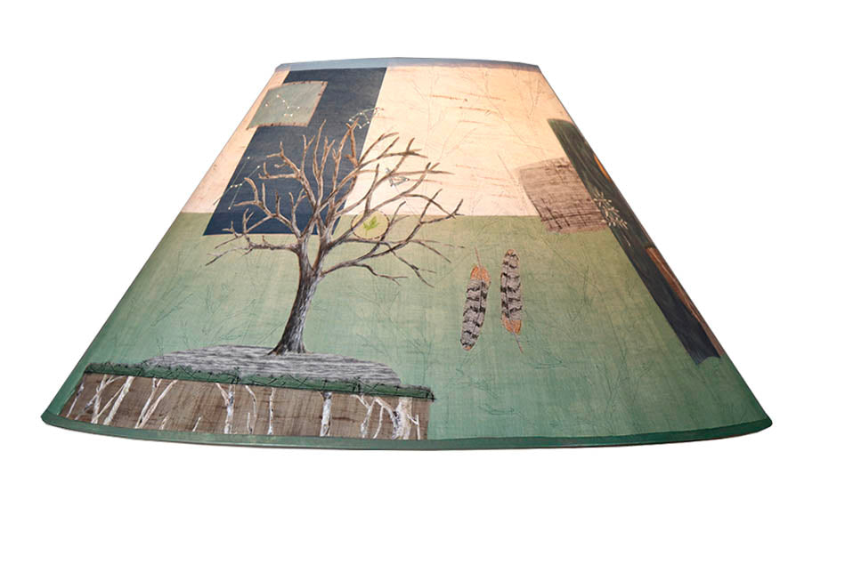 Large Conical Lamp Shade in Wander in Field