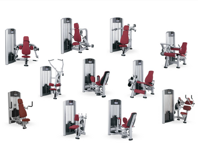 tijdschrift Architectuur beginsel Life Fitness Signature Series Strength Gym Package with White Frame and  Charcoal Pads - Gym Experts™