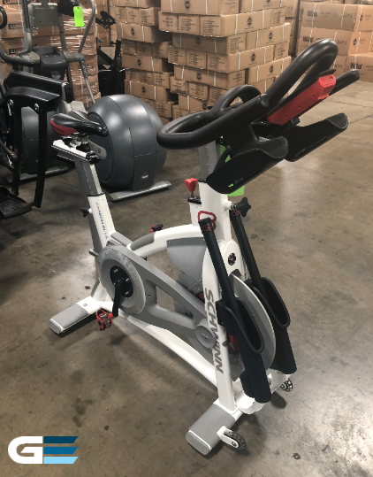 carbon blue spin bike