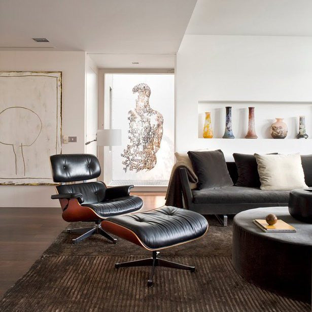 eames inspired lounge chair