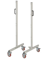 BRM Mobile Double Sided Louvred Rack Frames only 1400mm High x 700mm Deep