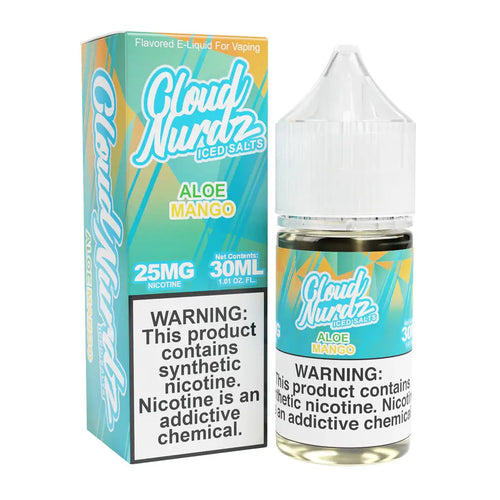 Cloud Nurdz Iced Salts Aloe Mango eJuice