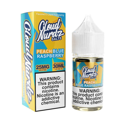 Cloud Nurdz Salts Peach Blue Raspberry eJuice