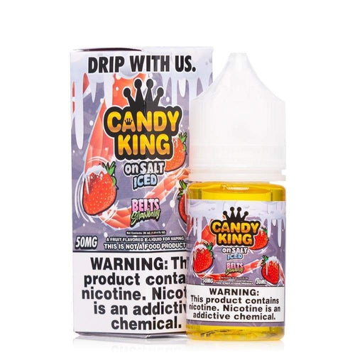 Candy King on Salt Iced Belts Strawberry eJuice