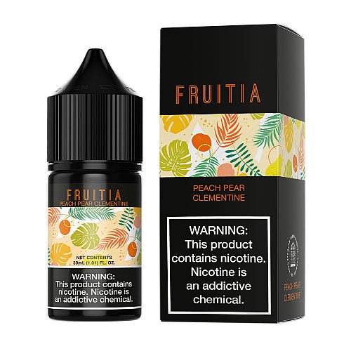 Fruitia Salt Passion Peach Pear Clementine eJuice