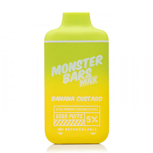 Monster Bars Max 6000 Banana Custard