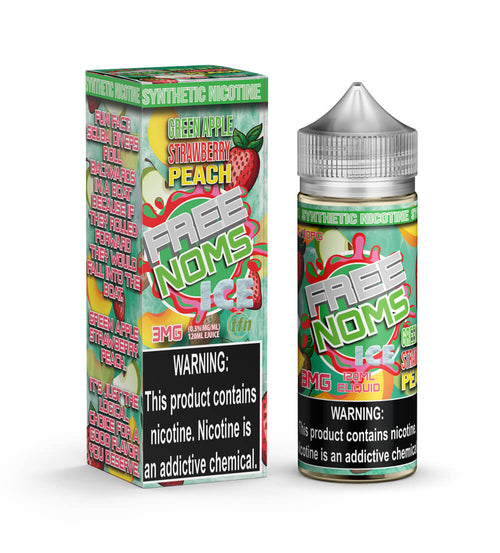 Nomenon Free Green Apple Strawberry Peach Ice eJuice