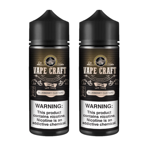 Vape Craft Blueberry Custard 2 Bottle Bundle