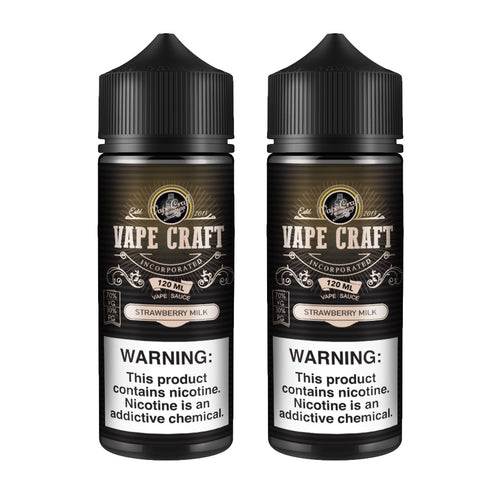 Vape Craft Strawberry Milk 2 Bottle Bundle