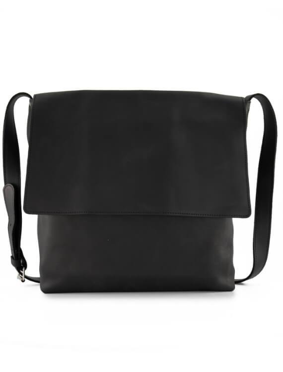 womens black leather crossbody bag