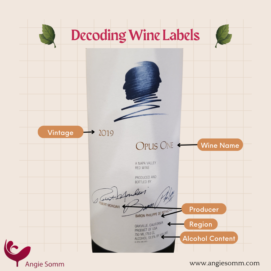 How to identify wine labels