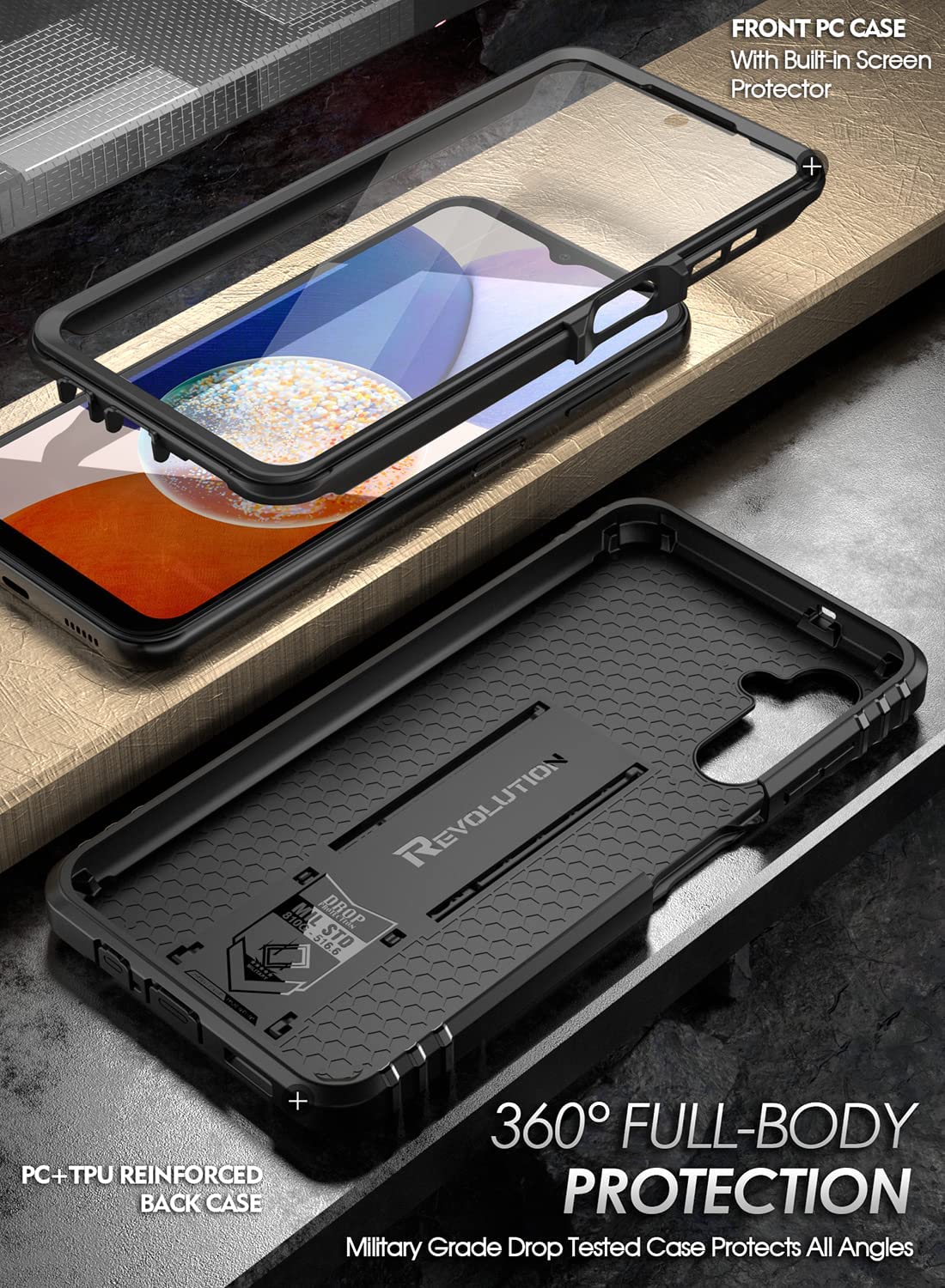 een paar Portret Mauve Samsung Galaxy A14 5G Case – Poetic Cases