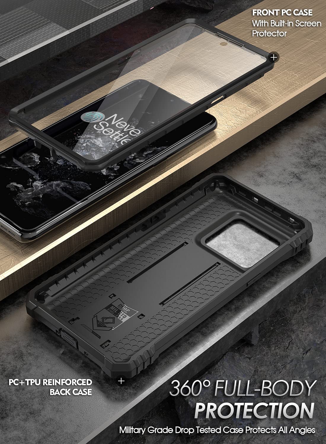 2022 OnePlus 10T 5G Case [Revolution Series]