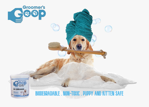 Groomer's goop dog degreaser: abkgrooming.com