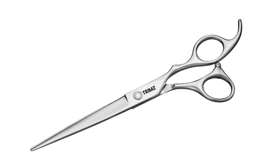 Trimz straight scissors, dog straight grooming scissors, cat straight grooming scissors, grooming scissors, pet grooming scissors near me.