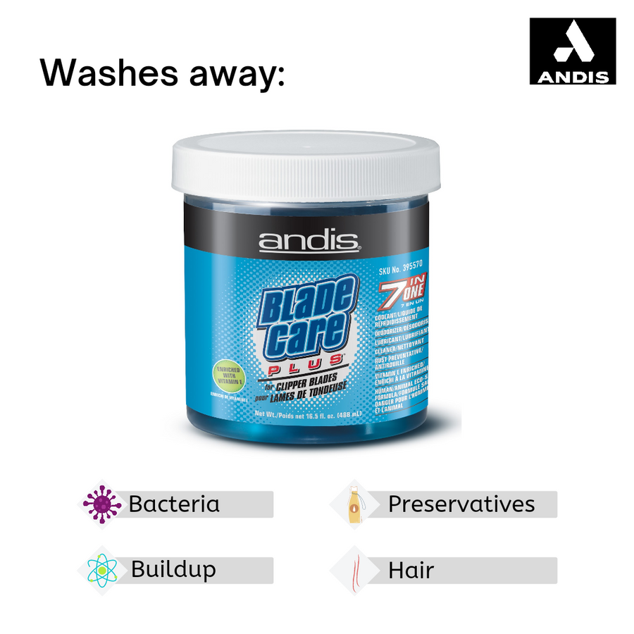 ANDIS CLIPPER BLADE CARE SPRAY,DIP WASH,OIL,LUBE-Cleaner,Cooling  MAINTENANCE SET