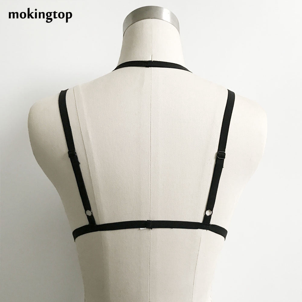 mokingtop Vintage Sexy Cropped Bandage Halter Strappy – summer life6