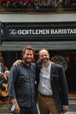 The Gentlemen Baristas Ed Parkes and Henry Ayers
