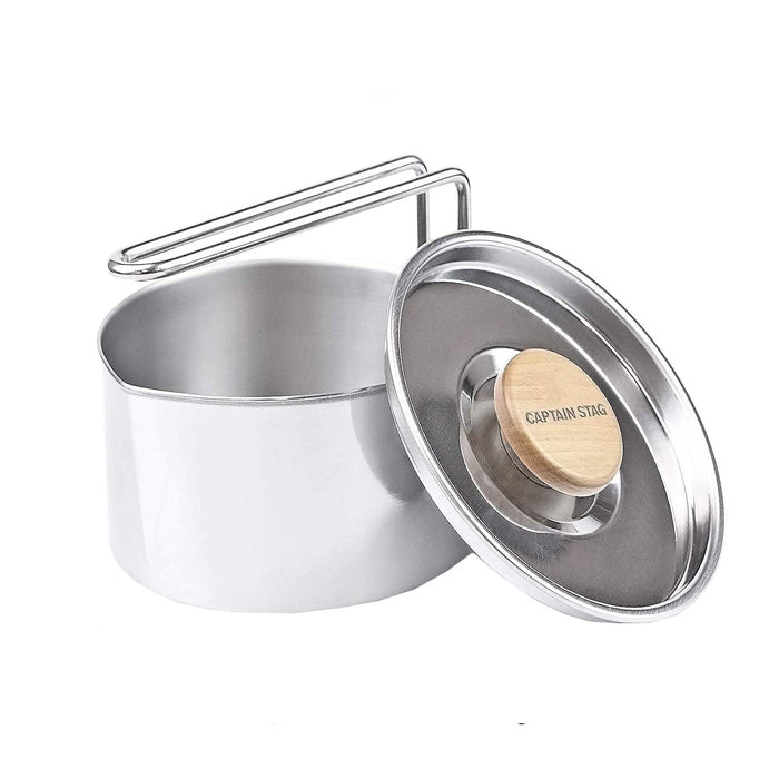 Captain Stag Stainless Steel Camping Kettle Cooker 730ml ...