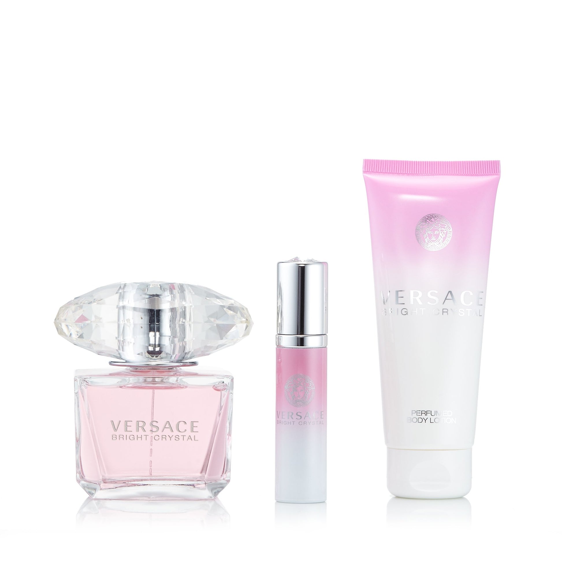 Bright Crystal Set for Women by Versace 3.0 oz. slider image, Click to open in model