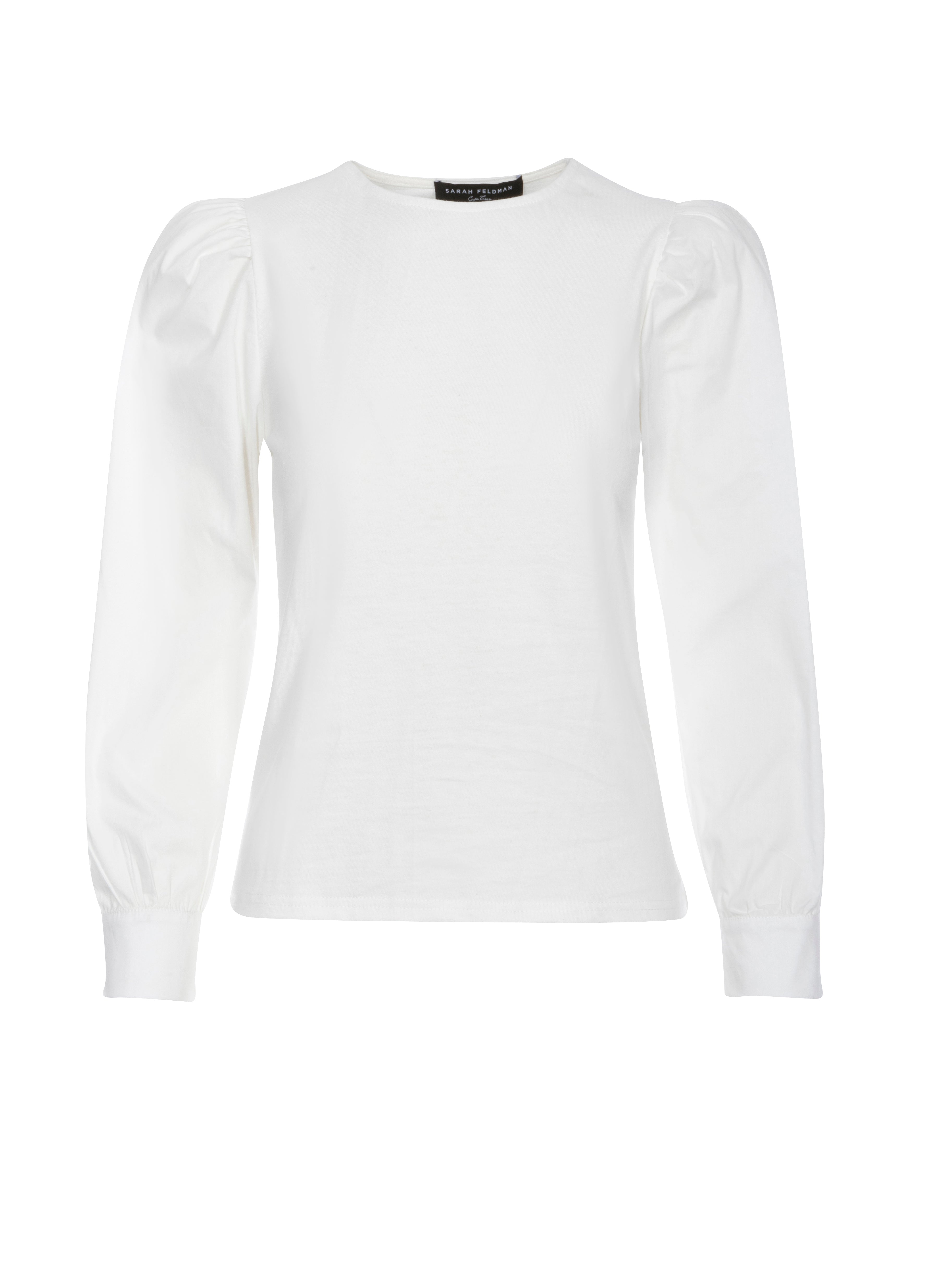 Adina White T-Shirt (long sleeve) – Sarah Feldman | Modest Apparel ...