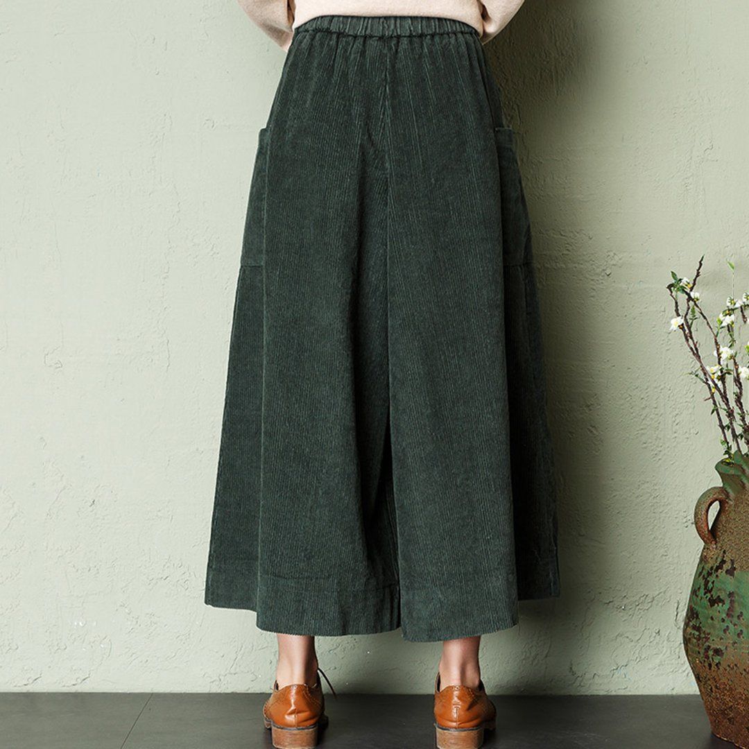 Corduroy Wide Leg Pants – Babakud