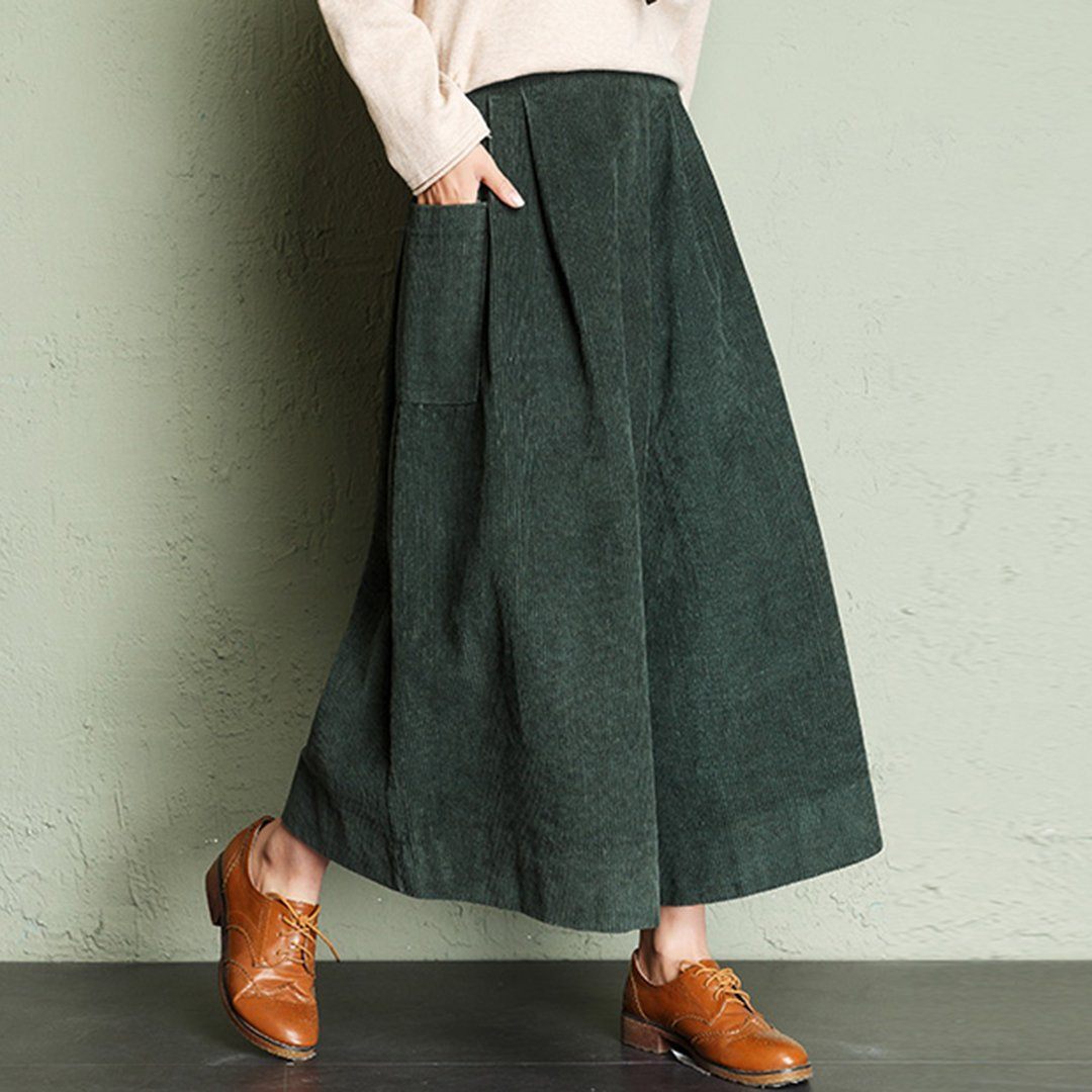 Corduroy Wide Leg Pants – Babakud