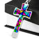 Peak Stained Glass Cross Necklace